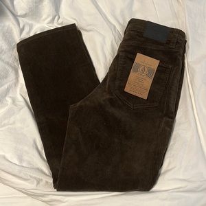 Volcom Straight Brown Corduroy Pants